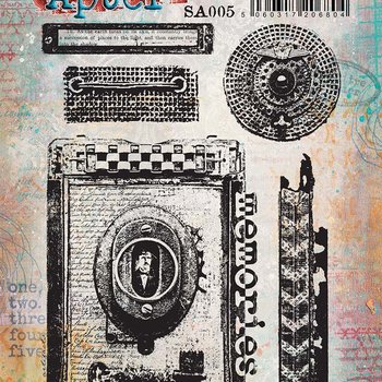 PaperArtsy 05 Cling Rubber Stamp Set