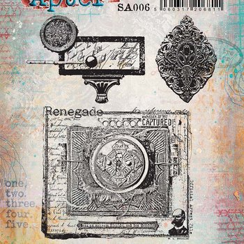 PaperArtsy 06 Cling Rubber Stamp Set