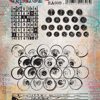 PaperArtsy 09 Cling Rubber Stamp Set