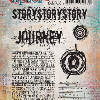 PaperArtsy 13 Cling Rubber Stamp Set