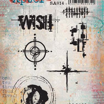 PaperArtsy 14 Cling Rubber Stamp Set