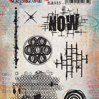 PaperArtsy 15 Cling Rubber Stamp Set