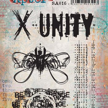 PaperArtsy 16 Cling Rubber Stamp Set