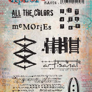 RESTOCKED: PaperArtsy 24 Cling Rubber Stamp Set