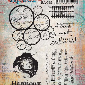 PaperArtsy 25 Cling Rubber Stamp Set