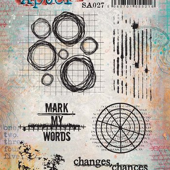 PaperArtsy 27 Cling Rubber Stamp Set