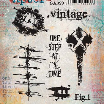 PaperArtsy 29 Cling Rubber Stamp Set