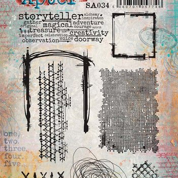 RESTOCKED: PaperArtsy 34 Cling Rubber Stamp Set