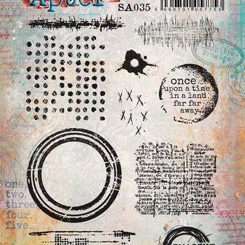 PaperArtsy 35 Cling Rubber Stamp Set