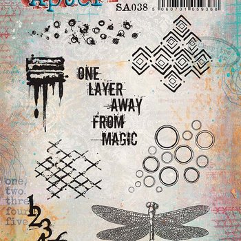 RESTOCKED: PaperArtsy 38 Cling Rubber Stamp Set