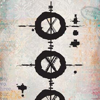 PaperArtsy Mini Cling Rubber Stamp: 013