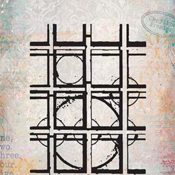 PaperArtsy Mini Cling Rubber Stamp: 019