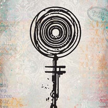 PaperArtsy Mini Cling Rubber Stamp: 020