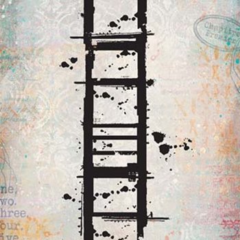 PaperArtsy Mini Cling Rubber Stamp: 038