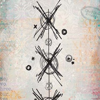 PaperArtsy Mini Cling Rubber Stamp: 042