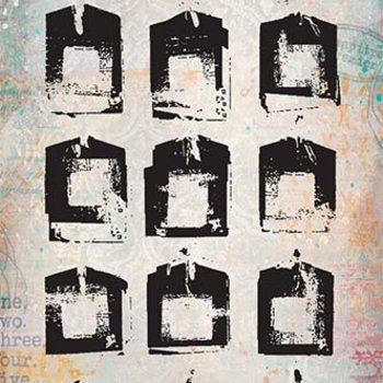 PaperArtsy Mini Cling Rubber Stamp: 049