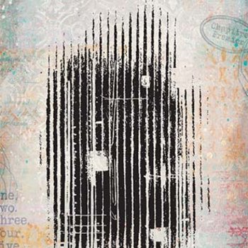 PaperArtsy Mini Cling Rubber Stamp: 054