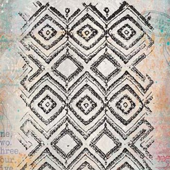 PaperArtsy Mini Cling Rubber Stamp: 059