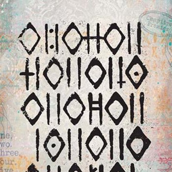 PaperArtsy Mini Cling Rubber Stamp: 062