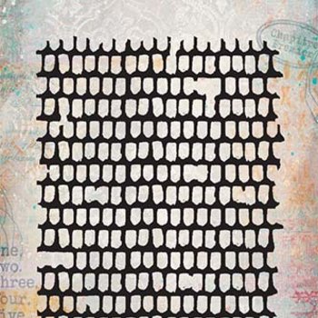 PaperArtsy Mini Cling Rubber Stamp: 067