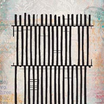 PaperArtsy Mini Cling Rubber Stamp: 068