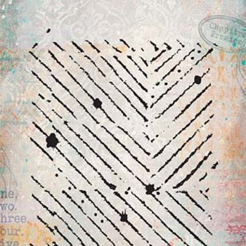 PaperArtsy Mini Cling Rubber Stamp: 071