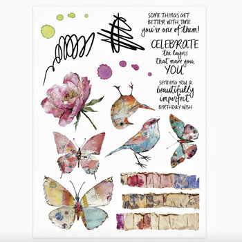 Spellbinders Rub-Ons: Beautifully Imperfect