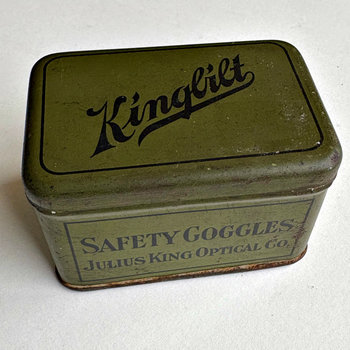SOLD: Vintage Tin: Safety Goggles