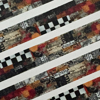 Collage Soup Washi Tape: Grunge Checkered Collage
