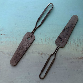 SOLD: Vintage Metal Spatula Set 2