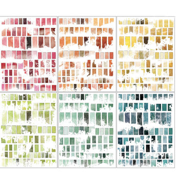 49 and Market Spectrum Sherbet Rub-Ons: Palettes