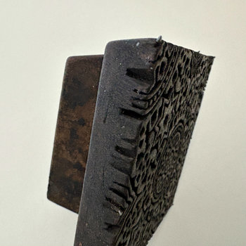 SOLD: Vintage Print Block Large 1