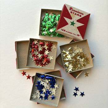 Vintage 1950s Office Supplies: Star Quad