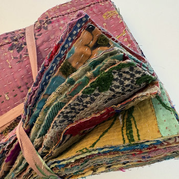 SOLD: Hand Stitched & Embroidered Kantha Bundle: Large 5
