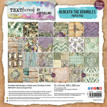 TEXT(ures) 12x12 Paper Pad: Beneath the Brambles 
