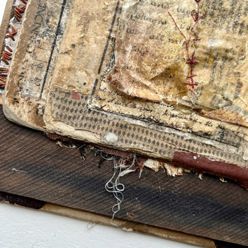 SOLD: On the Mend: Original Mixed Media Art