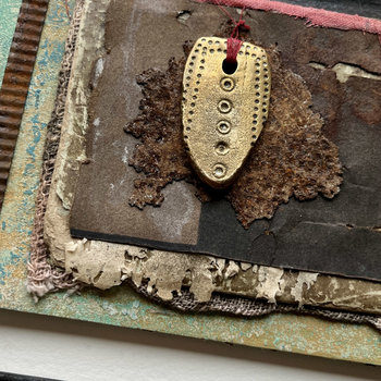 SOLD: Shield: Original Mixed Media Art