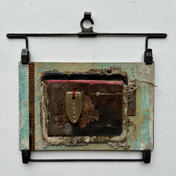 SOLD: Shield: Original Mixed Media Art
