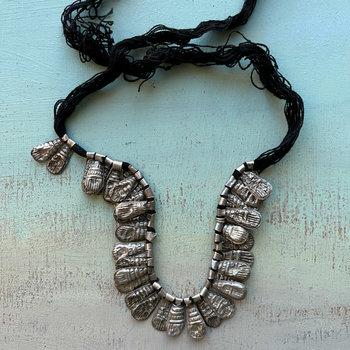 Handmade Ethiopian Telsum Silver Pendants