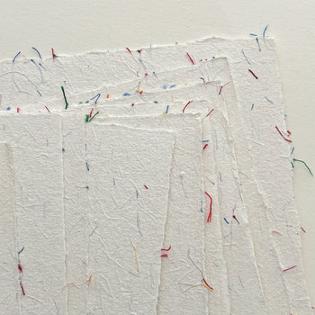 SOLD OUT: French Handmade LARGE Paper: Thread Inclusions