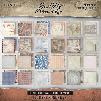 Tim Holtz Paper Stash 2025 Vault Release: Correspondence