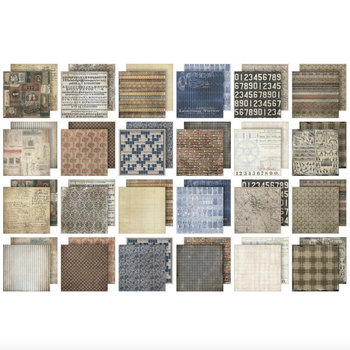 Tim Holtz Paper Stash 2025 Vault Release: Dapper