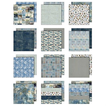 Tim Holtz Palette Paper: Blue