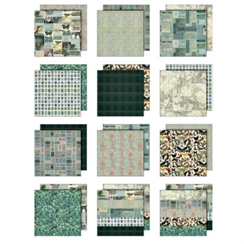 Tim Holtz Palette Paper: Teal