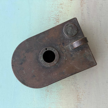 SOLD: Unusal Vintage Metal Container