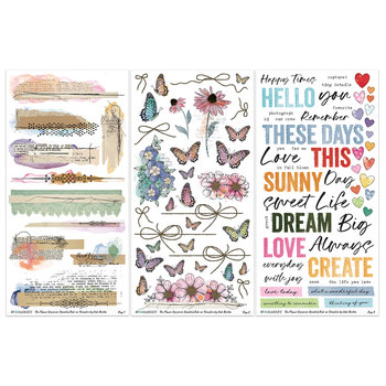 Vicki Boutin Flower Emporium: Essentials Rub-Ons