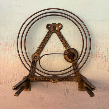 SOLD: Victorian Cast Gong/Clock Spring: Large