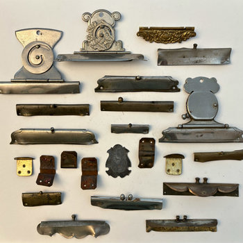 Victorian Photo Album Hardware: Set of 23