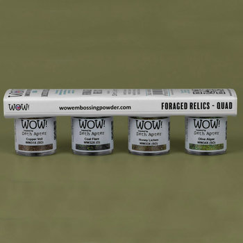 WOW Embossing Powder Quad: Forged Relics