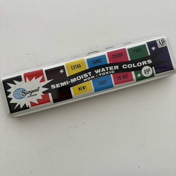 Vintage Sargent Junior 1960s Water Color Set